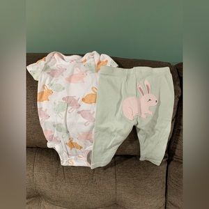 Carters Bunny Outfit 6m